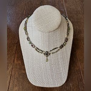 Holly Yashi Royal Courtship Beaded Necklace Signed